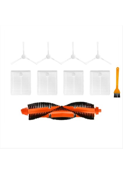 Robot Süpürge E10 E12 B112 Ana Yan Fırça Filtresi Için Yedek Aksesuarlar (Yurt Dışından)