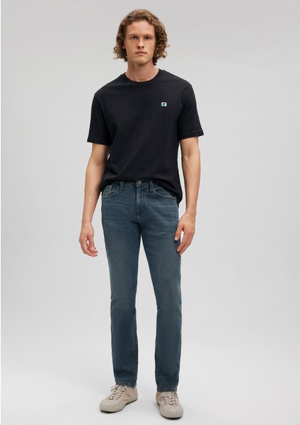 Marcus Mavi Pro Koyu Puslu Mavi Jean Pantolon 0035185210