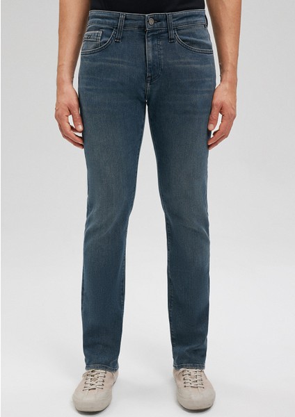 Marcus Mavi Pro Koyu Puslu Mavi Jean Pantolon 0035185210
