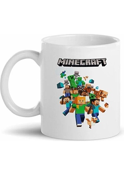 Minecraft Baskılı Kupa Bardak