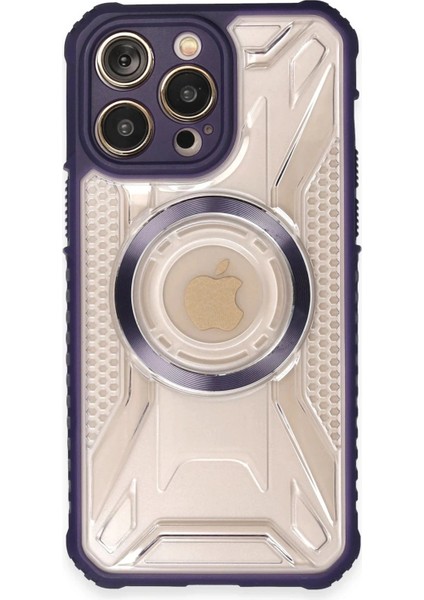 iPhone 13 Pro Max Kılıf Prag Magneticsafe Kapak - Derin Mor