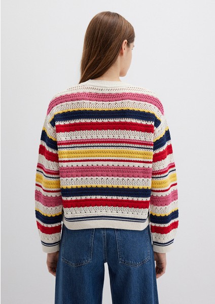 Jakarlı Renkli Kazak 1710777-91010