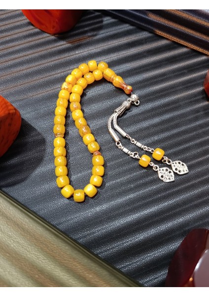 Sıkma Kehribar Tesbih Bilek Boy