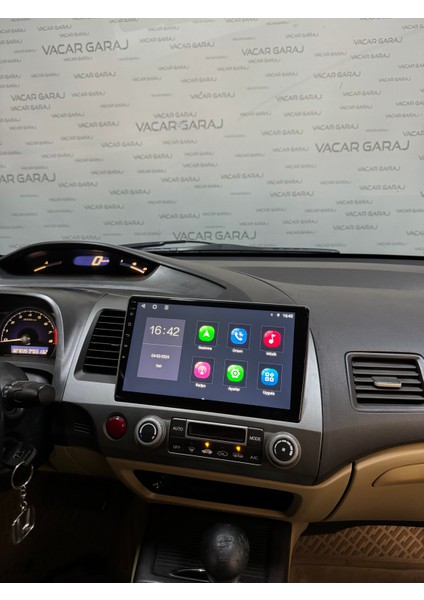 Honda Cıvıc Fd6 2006-12 10"uyumlu Android Multimedia Gerçek 4/64 Kablosuz Carplay Geri Görüş Kameralı modelleri