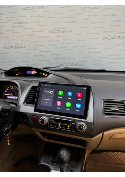 Honda Cıvıc Fd6 2006-12 10"uyumlu Android Multimedia Gerçek 4/64 Kablosuz Carplay Geri Görüş Kameralı fırsatları