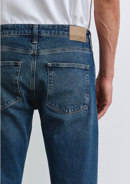 London Regenarative Koyu Mavi Jean Pantolon 0010172-90981