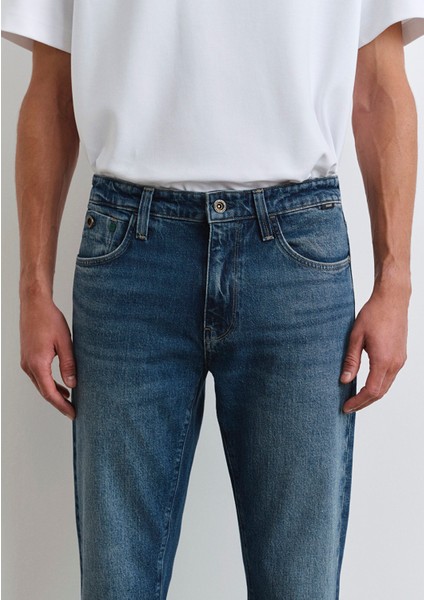 London Regenarative Koyu Mavi Jean Pantolon 0010172-90981