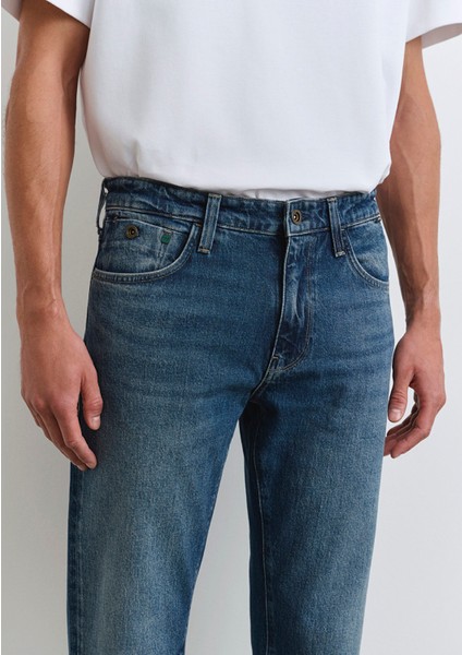 London Regenarative Koyu Mavi Jean Pantolon 0010172-90981