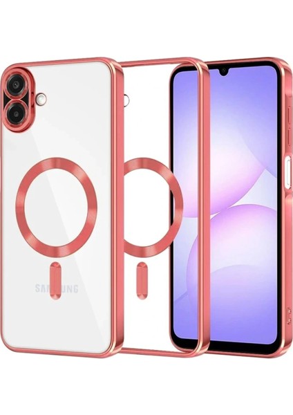 Samsung Galaxy A07 Kross Magneticsafe Kapak - Kırmızı