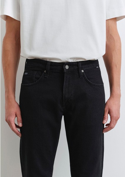 Milan Classic Denim Yıkamalı Siyah Jean Pantolon 0081090642