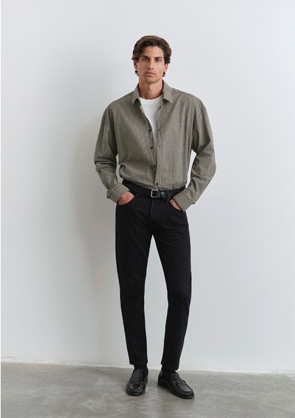 Milan Classic Denim Yıkamalı Siyah Jean Pantolon 0081090642