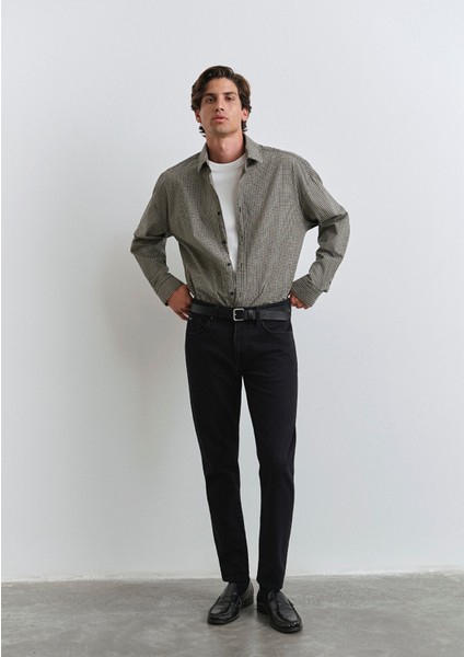 Milan Classic Denim Yıkamalı Siyah Jean Pantolon 0081090642