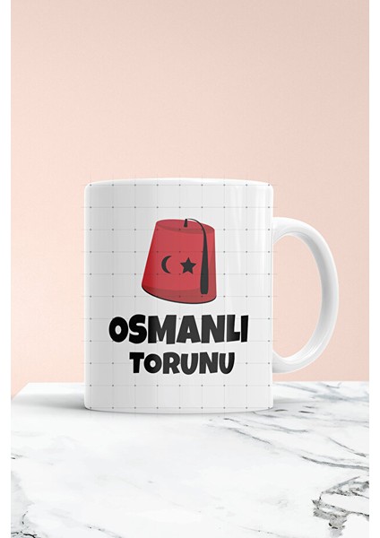 Osmanlı Torunu Baskılı Kupa Bardak