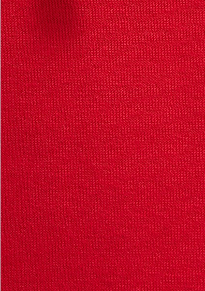 Mavi Logo Baskılı Kapüşonlu Kırmızı Sweatshirt 1600361-82054