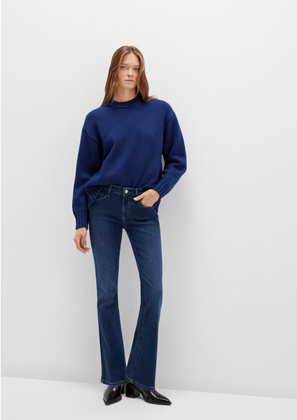 Molly Gold Klasik Koyu Mavi Jean Pantolon 1013684068