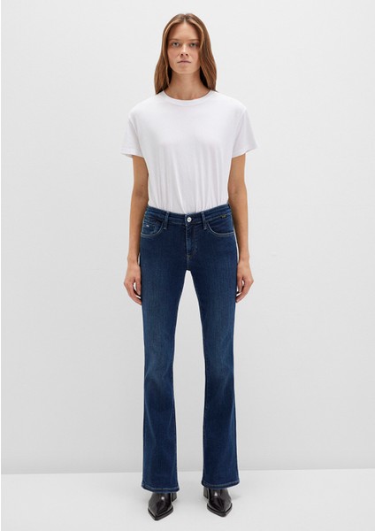 Molly Gold Klasik Koyu Mavi Jean Pantolon 1013684068