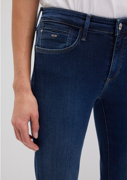 Molly Gold Klasik Koyu Mavi Jean Pantolon 1013684068