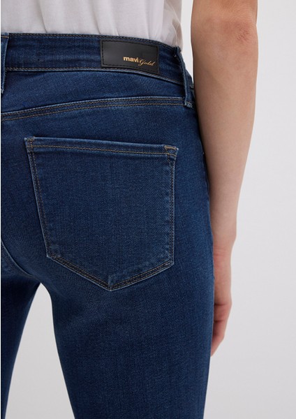 Molly Gold Klasik Koyu Mavi Jean Pantolon 1013684068
