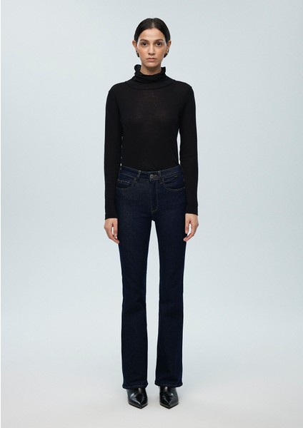 Maria Gold Premium Rinse Lacivert Jean Pantolon 101225-83035