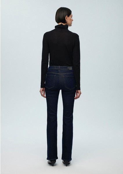 Maria Gold Premium Rinse Lacivert Jean Pantolon 101225-83035