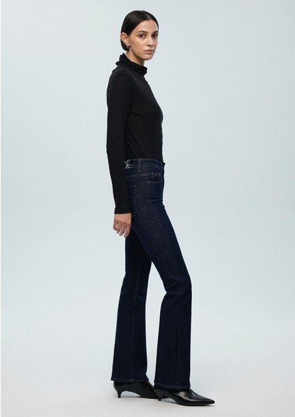 Maria Gold Premium Rinse Lacivert Jean Pantolon 101225-83035