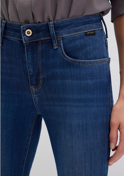 Tess Gold Premium Indigo Mavisi Jean Pantolon 100328-82232