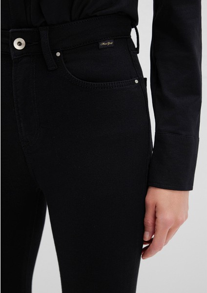 Serenay Gold Shape Siyah Jean Pantolon 100980-35248