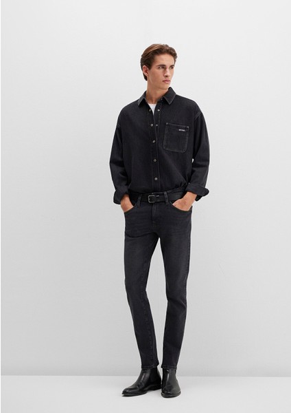 Kvnç Mavi Black Duman Gri Smoke Jean Pantolon 001070-34804