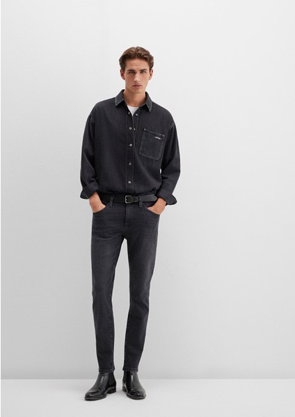 Kvnç Mavi Black Duman Gri Smoke Jean Pantolon 001070-34804