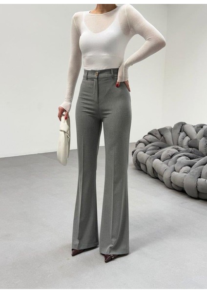 230 gr Poly Viscose Full Lycra Ispanyol Paça Pantolon fırsatları