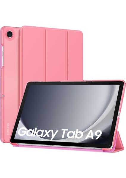 Samsung Galaxy Tab A9 8.7 INÇ Tablet Kılıfı Akıllı Smart Katlanabilir Renkli Kapak SM-X110 (Uyumlu)