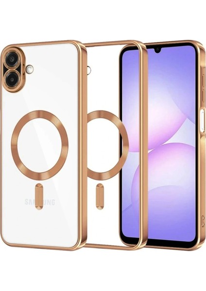 Samsung Galaxy A07 Kross Magneticsafe Kapak - Çöl Titanyum