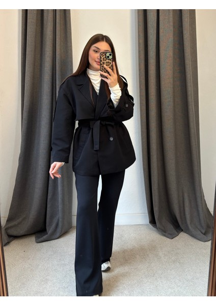 Astarlı Premium Kalite Yarım Boy Trençkot fiyatları