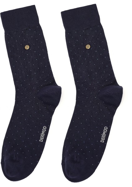 Erkek Lacivert Uzun Çorap 000A2C35126F