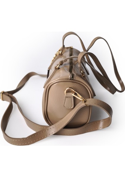 Moon Lumira Omuz Çantası Vizon modelleri