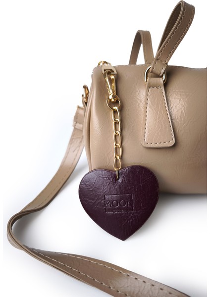 Moon Lumira Omuz Çantası Vizon indirimleri