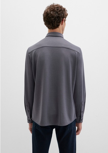 Mavi Black Gri Gömlek 0211908-85309