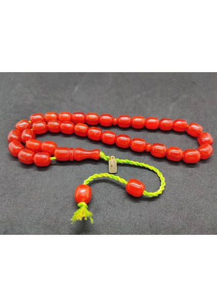 Osama Omari Usta Eseri Iri Boy 50 Yaşında Horoz Imame Havşalı Alman Faturan Tesbih Sertifikalı 8759