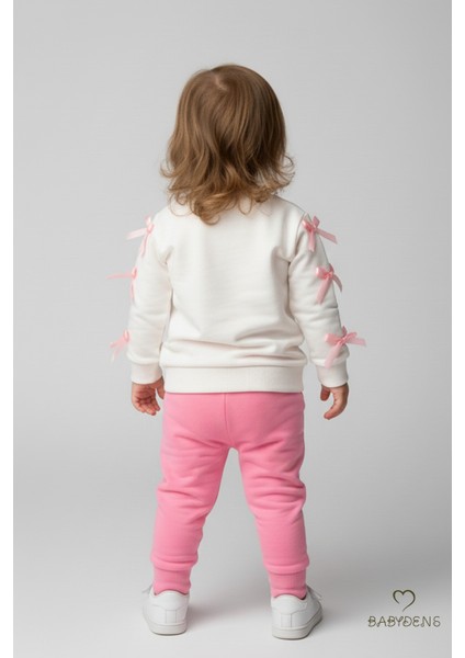 Fiyonklu Kız Bebek 2’li Eşofman Takımı Omuz Çıtçıtlı,yan Kurdele DETAYLI,%100PAMUK Mevsimlik Alt-Üst fiyatları