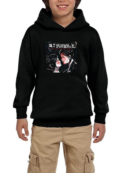 My Chemical Romance Three Cheers For Sweet Revenge Siyah Çocuk Kapşonlu Sweatshirt