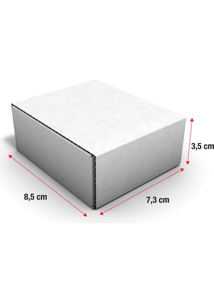 Ondüle 8,5x7,3x3,5 cm Testliner E-Ticaret Kargo Gönderi Kutusu fiyatları