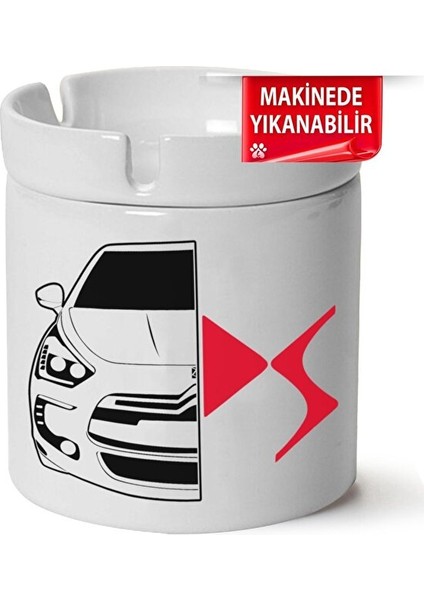 Citroen Ds5 Baskılı Porselen At-Söndür Küllük