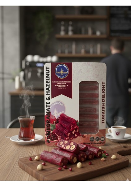 Nar Fındıklı Lokum 125 gr – Türk Lokumu Hediyelik Tatlı