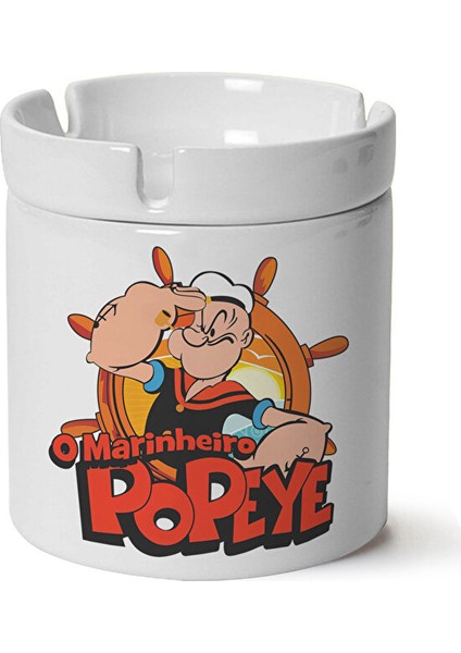 Temel Reis Baskılı Porselen Küllük Makinede Yıkanabilir