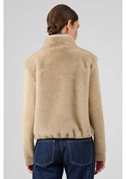 Cortina Kadın Bej Kısa Teddy Mont 25WGP5312FX indirimleri