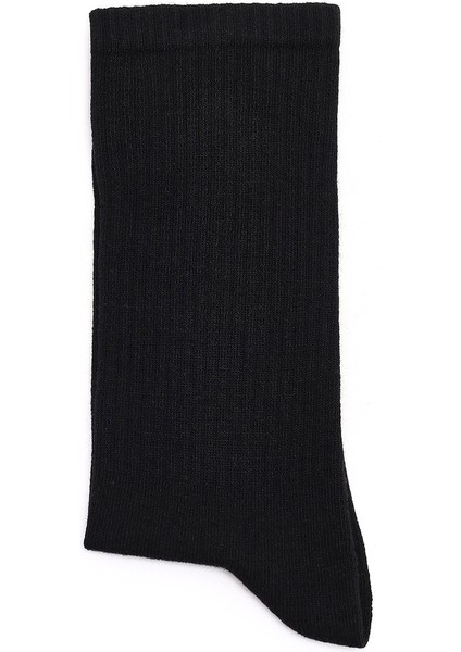 Erkek Siyah Pamuk Uzun Çorap 000A2C35116F fiyatları