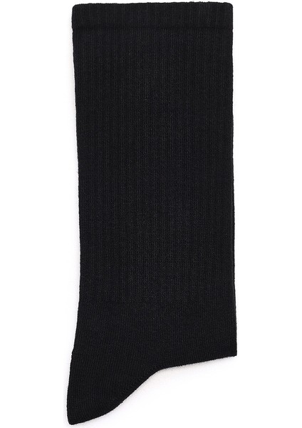 Erkek Siyah Pamuk Uzun Çorap 000A2C35116F modelleri