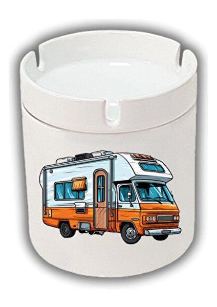 Karavan Teması Baskılı Küllük