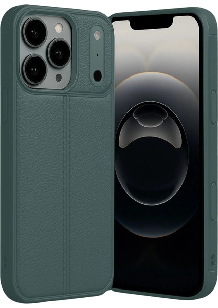 Apple iPhone 17 Pro Auto Focus Kapak - Koyu Yeşil