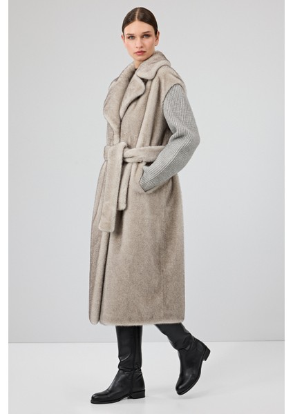 Mirage Kadın Gri Teddy Kaban 25WGP5310FX modelleri